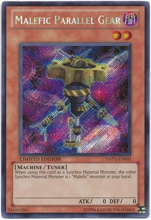 Malefic Parallel Gear - YMP1-EN003 - Secret Rare available at 401 Games Canada