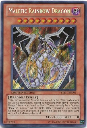 Malefic Rainbow Dragon - YMP1-EN005 - Secret Rare available at 401 Games Canada