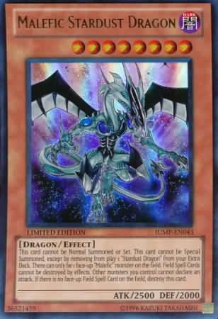 Malefic Stardust Dragon - JUMP-EN043 - Ultra Rare available at 401 Games Canada