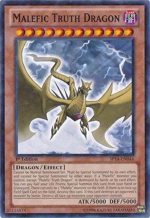 Malefic Truth Dragon - SP14-EN044 - Common - 1st Edition available at 401 Games Canada