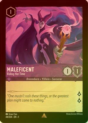 Maleficent (Biding Her Time) - 48/204 - Rare (Foil) available at 401 Games Canada