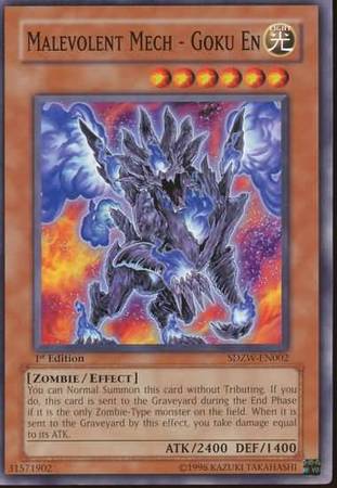 Malevolent Mech - Goku En - SDZW-EN002 - Common - 1st Edition available at 401 Games Canada