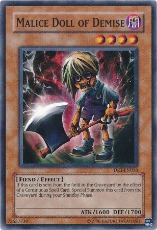 Malice Doll of Demise - DR3-EN018 - Common available at 401 Games Canada