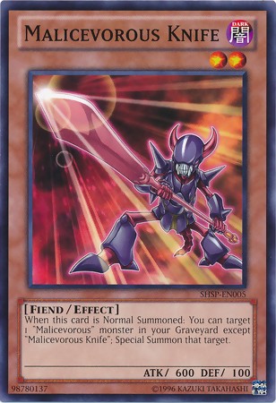 Malicevorous Knife - SHSP-EN005 - Common - Unlimited available at 401 Games Canada