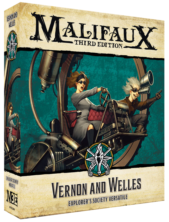 Malifaux - Explorer's Society - Vernon and Welles available at 401 Games Canada