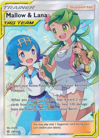 Mallow & Lana - 231/236 - Full Art Ultra Rare available at 401 Games Canada