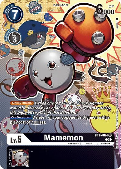 Mamemon (Alternate Art) - BT6-064 - Super Rare available at 401 Games Canada