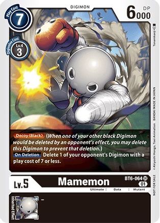 Mamemon (Revision Pack) - BT6-064 - Super Rare available at 401 Games Canada