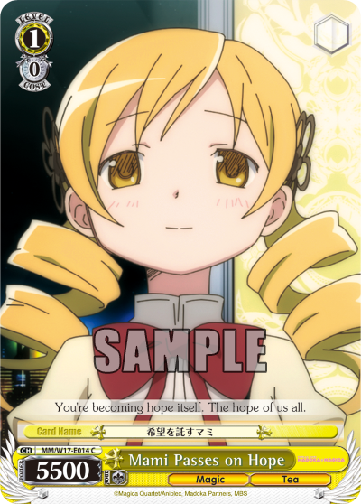 Mami Passes on Hope - MM/W17-E014 - Common available at 401 Games Canada