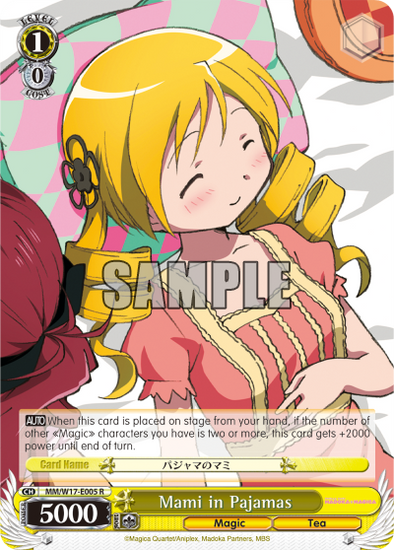 Mami in Pajamas - MM/W17-E005 - Rare available at 401 Games Canada