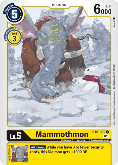 Mammothmon - BT6-039 - Common available at 401 Games Canada