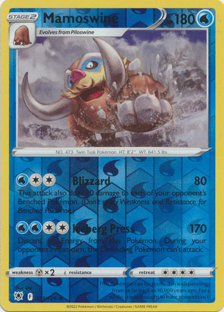 Mamoswine - 033/189 - Rare - Reverse Holo available at 401 Games Canada