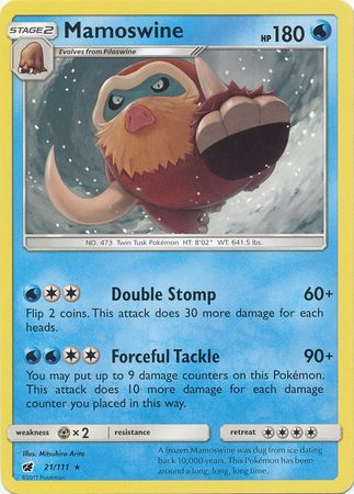 Mamoswine - 21/111 - Rare available at 401 Games Canada