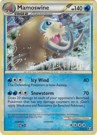 Mamoswine - 5/102 - Shattered Holo Rare - Theme Deck Exclusive available at 401 Games Canada