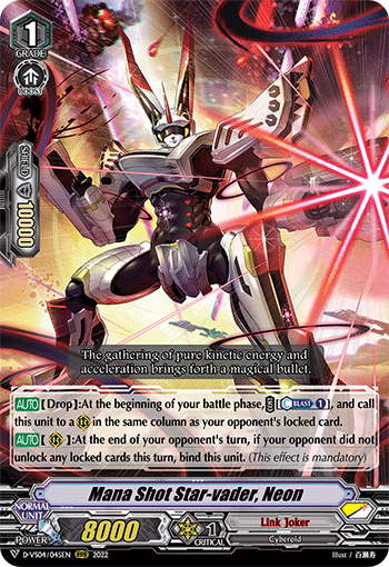 Mana Shot Star-vader, Neon - D-VS04/045 - Triple Rare available at 401 Games Canada
