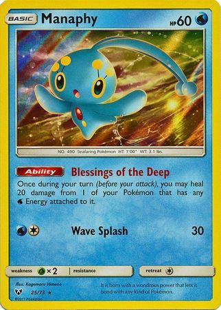 Manaphy - 25/73 - Holo Rare available at 401 Games Canada