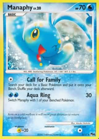 Manaphy - 3/17 - Holo available at 401 Games Canada
