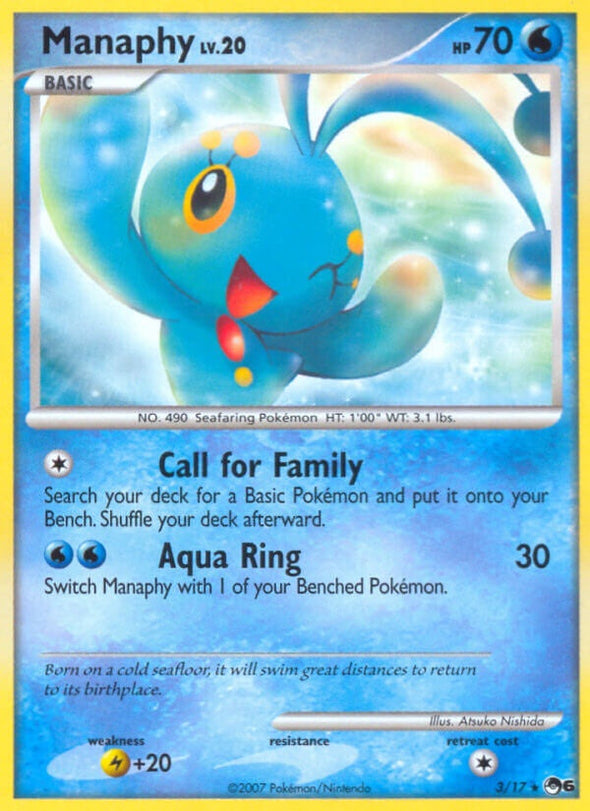 Manaphy - 3/17 - Rare available at 401 Games Canada