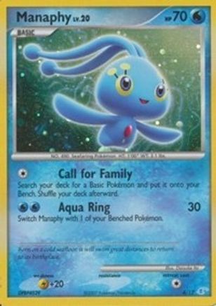 Manaphy - 4/12 - Holo available at 401 Games Canada