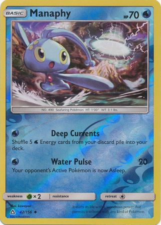 Manaphy - 42/156 - Uncommon - Reverse Holo available at 401 Games Canada