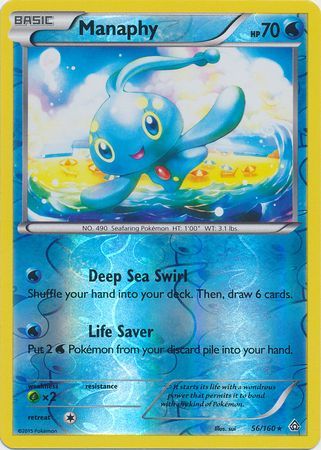 Manaphy - 56/160 - Holo Rare - Reverse Holo available at 401 Games Canada