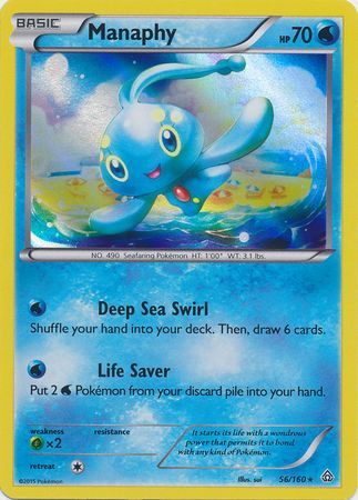 Manaphy - 56/160 - Holo Rare available at 401 Games Canada