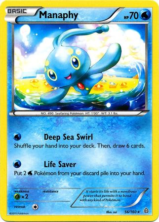 Manaphy - 56/160 - Rare - Theme Deck Exclusive available at 401 Games Canada