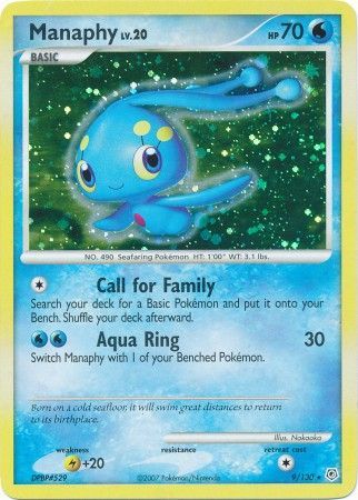 Manaphy - 9/130 - Holo Rare available at 401 Games Canada