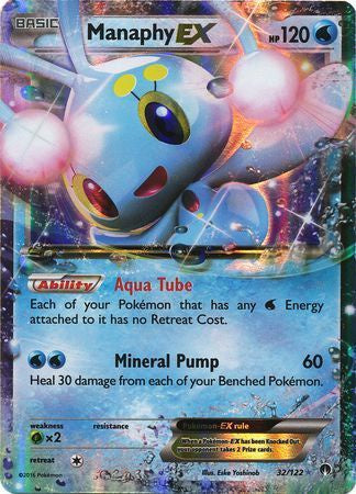 Manaphy EX - 32/122 - Ultra Rare available at 401 Games Canada