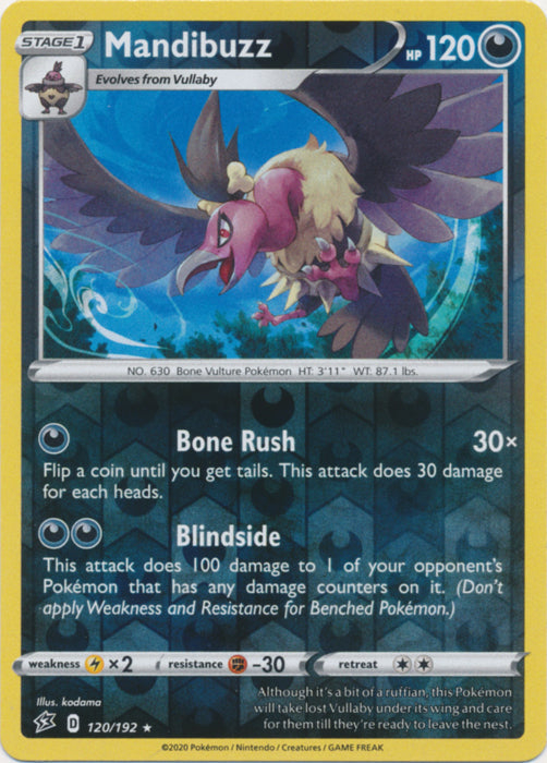 Mandibuzz - 120/192 - Rare - Reverse Holo available at 401 Games Canada