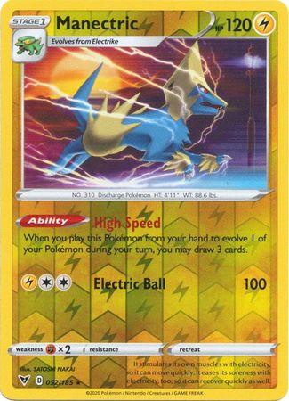 Manectric - 052/185 - Rare - Reverse Holo available at 401 Games Canada