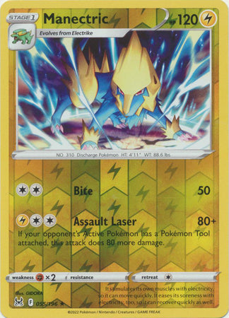 Manectric - 055/196 - Rare - Reverse Holo available at 401 Games Canada