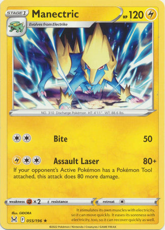 Manectric - 055/196 - Rare available at 401 Games Canada