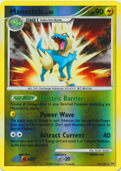 Manectric - 11/127 - Holo Rare - Reverse Holo available at 401 Games Canada