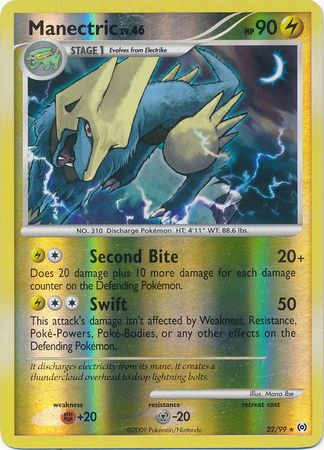 Manectric - 22/99 - Rare - Reverse Holo available at 401 Games Canada