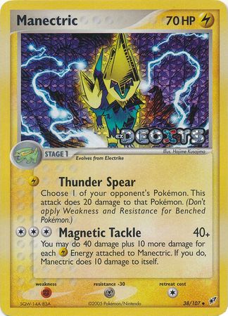Manectric - 38/107 - Uncommon - Reverse Holo available at 401 Games Canada