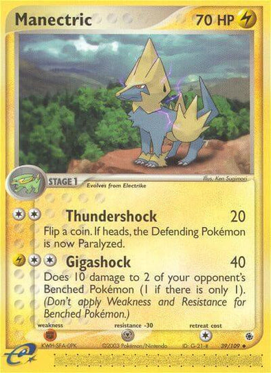 Manectric - 39/109 - Uncommon available at 401 Games Canada