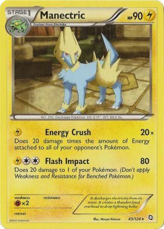 Manectric - 43/124 - Rare available at 401 Games Canada