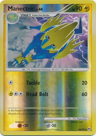 Manectric - 44/99 - Uncommon - Reverse Holo available at 401 Games Canada