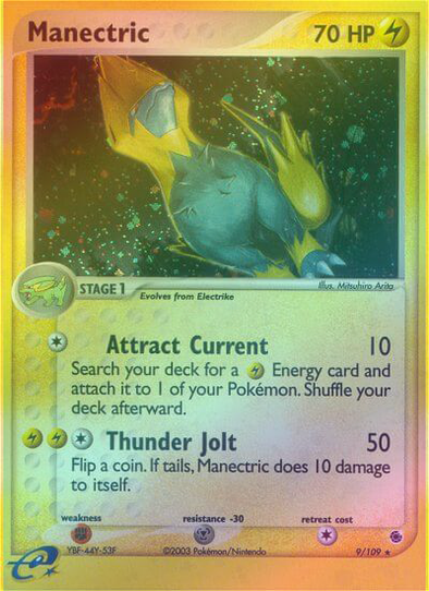 Manectric - 9/109 - Holo Rare - Reverse Holo available at 401 Games Canada