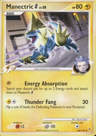 Manectric G - 66/147 - Uncommon available at 401 Games Canada