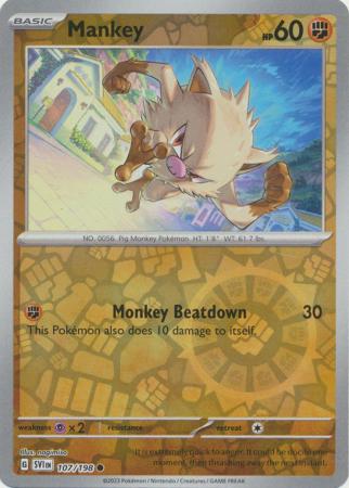 Mankey - 107/198 - Common - Reverse Holo available at 401 Games Canada