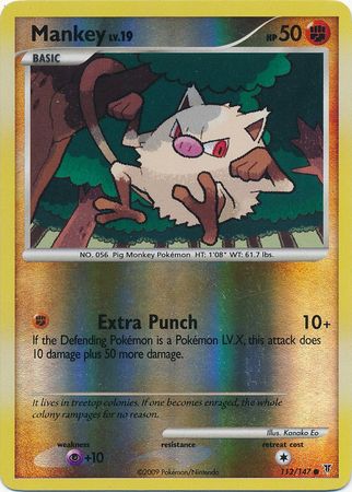 Mankey - 112/147 - Common - Reverse Holo available at 401 Games Canada