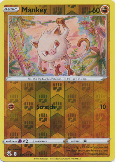 Mankey - 133/264 - Common - Reverse Holo available at 401 Games Canada