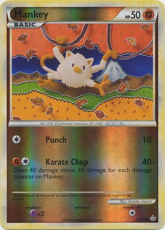 Mankey - 53/95 - Common - Reverse Holo available at 401 Games Canada