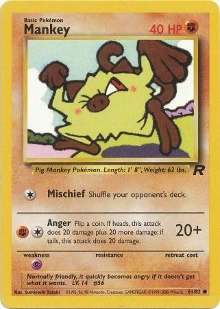 Mankey - 61/82 - Common - Unlimited available at 401 Games Canada