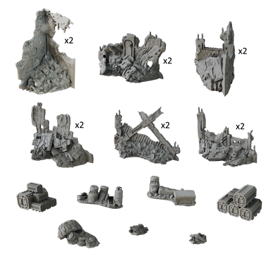 Mantic - Terrain Crate - Deadzone Ruins (Pre-Order) available at 401 Games Canada