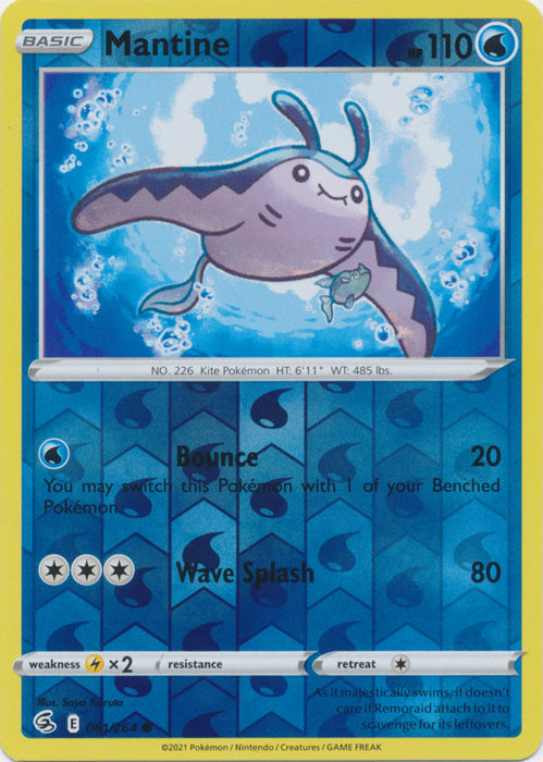 Mantine - 061/264 - Common - Reverse Holo available at 401 Games Canada