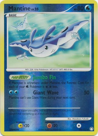 Mantine - 29/123 - Rare - Reverse Holo available at 401 Games Canada