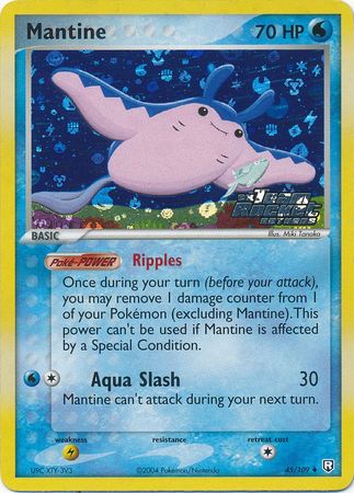 Mantine - 45/109 - Uncommon - Reverse Holo available at 401 Games Canada